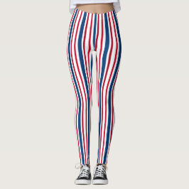 4 juli-mönster leggings