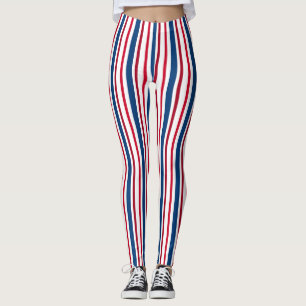 4 juli-mönster leggings