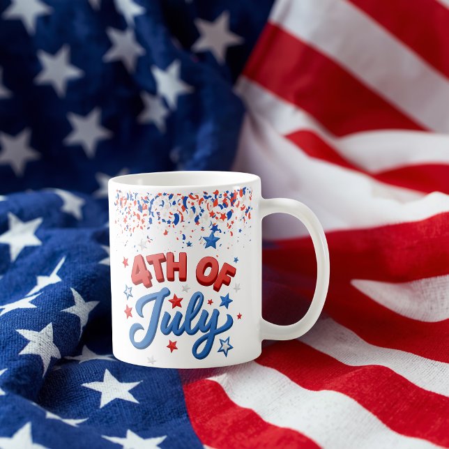 4 juli-mugg kaffemugg (Skapare uppladdad)