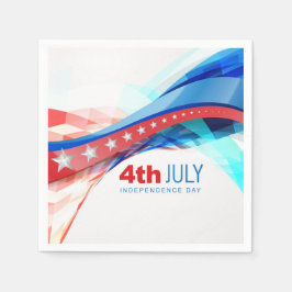 4 juli Napkins Pappersservett