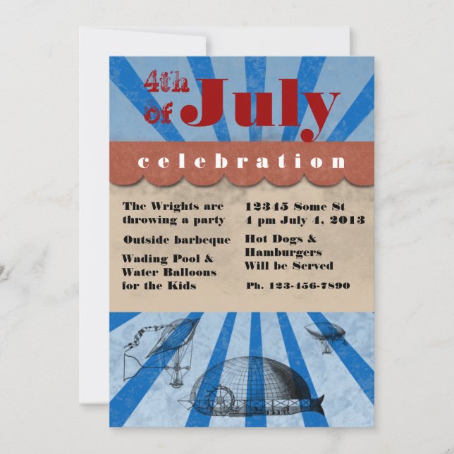 4 juli oberoende dag Barbeque (Framsida)