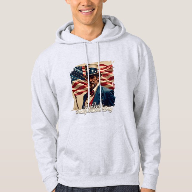 4 juli – oberoendets anda hoodie (Framsida)