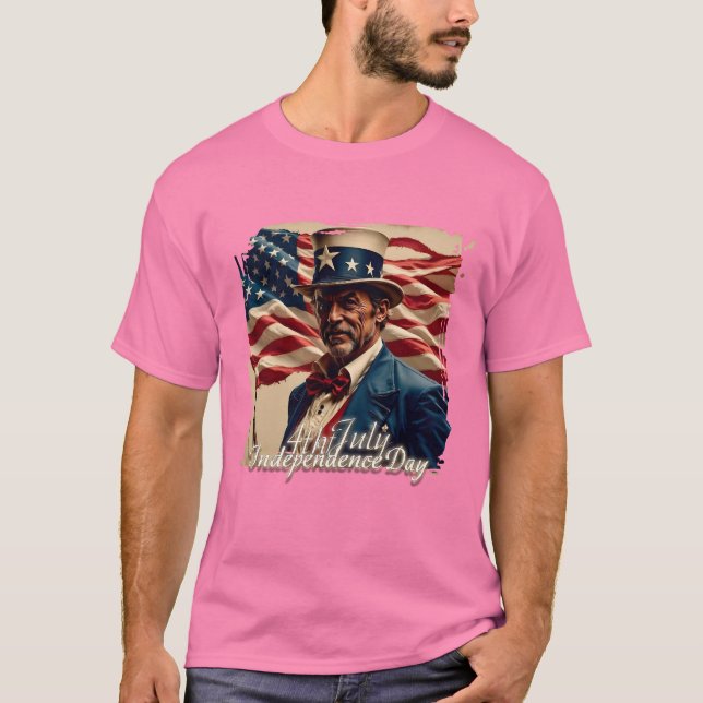 4 juli – oberoendets anda t shirt (Framsida)