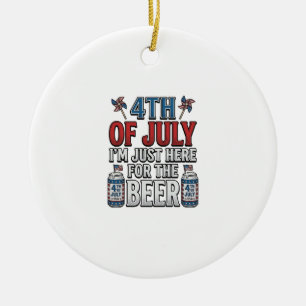 4 juli öl vintage patriotisk skjorta design_1 julgransprydnad keramik