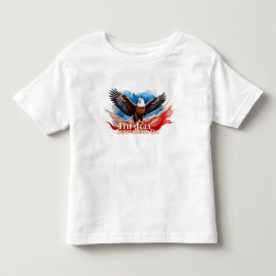 4 juli-örn – Patriotisk konstdesign T Shirt