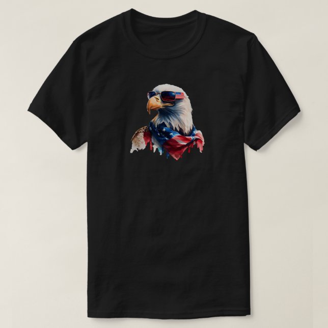 4 juli örn t-shirt (Design framsida)