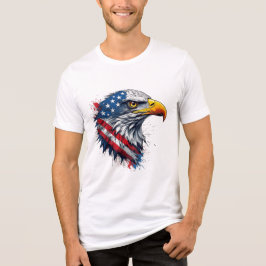 4 juli Örnskjorta – Patriotisk USA-design T Shirt