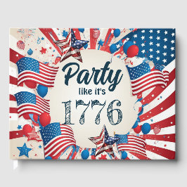 4 juli Party Gästböcker