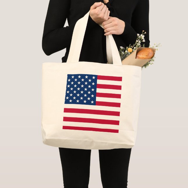 4 JULI PATRIOT TOTE BAG JUMBO TYGKASSE (Framsida (produkt))