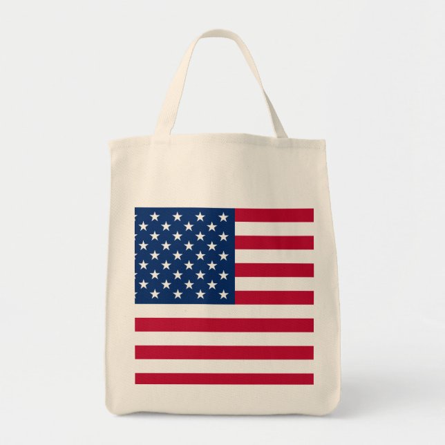 4 JULI PATRIOT TOTE BAG TYGKASSE (Framsidan)