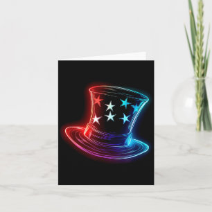 4 juli patriot USA patriotisk självständighetsdag Kort