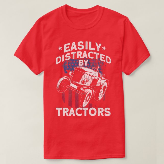 4 juli Patriotic Farming (3) T Shirt (Design framsida)