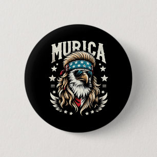 4 juli Patriotic Funny Eagle 4 juli USA Mur Knapp