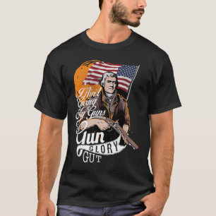 4 juli: Patriotic Gun Gut Glory Pro 2:a ändringen T Shirt
