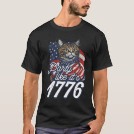 4 juli Patriotic Independence day American T Shirt