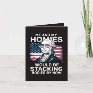 4 juli patriotisk amerikan helgkort