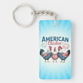 4 juli Patriotisk Amerikansk Kyckling Design