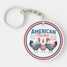 4 juli Patriotisk Amerikansk Kyckling Design