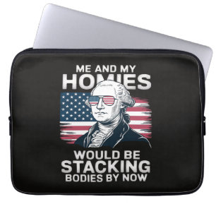 4 juli patriotisk amerikansk laptop fodral