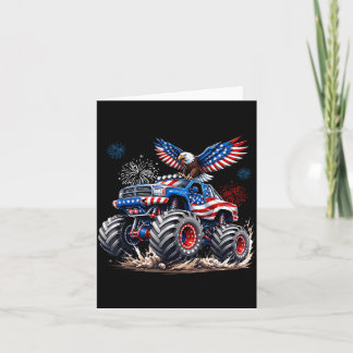 4 juli patriotisk amerikansk USA röd vit blå Kort
