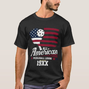 4 juli Pickleball USA självständighetsdag present T Shirt