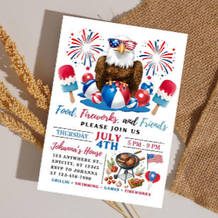 4 juli Poolparty Grillfest 4 juli Inbjudan
