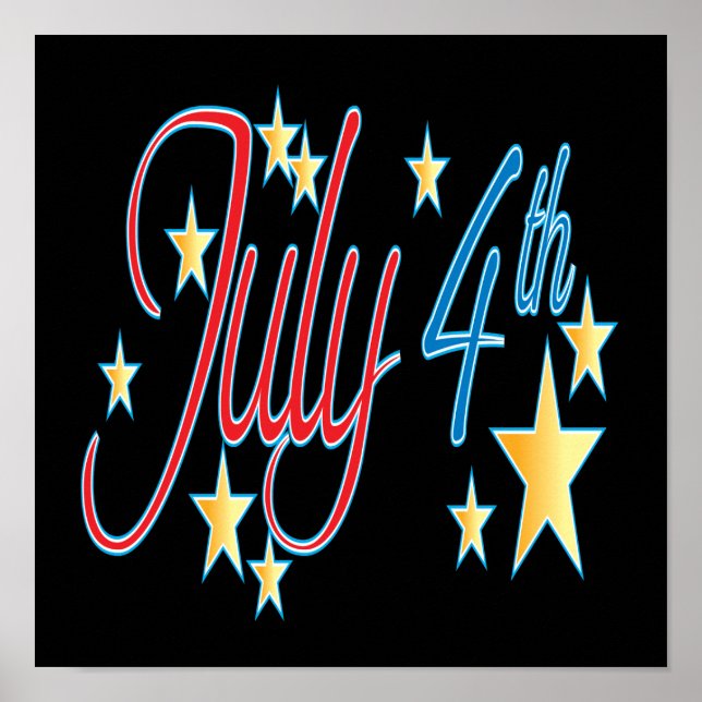 4 juli poster (Framsidan)