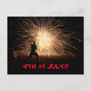 4 juli!!! Postkort Vykort