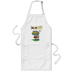 4 juli Pub BQ Apron Långt Förkläde