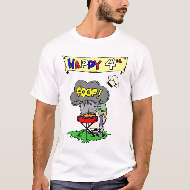 4 juli Pub BQ T-Shirt (Framsida)