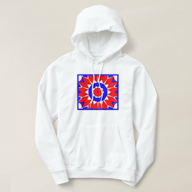 4 juli Pullover Hoodie (Design framsida)