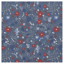 4 juli, Rött vitt blått oberoende patriotisk