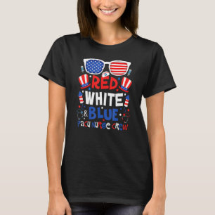 4 juli Rött vitt blått Pacu Nurse Crew Patriot T Shirt