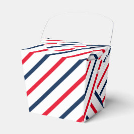 4 juli rött vitt blått rand patriotisk presentaskar