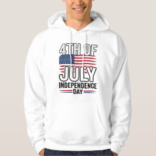 4 juli självständighetsdag Vintage skjorta design_ Hoodie