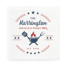 4 juli självständighetsdagen familj BBQ
