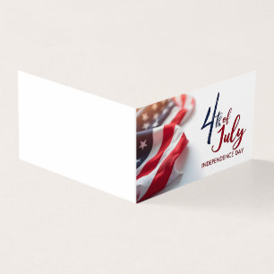 4 juli självständighetsdagen Patriotisk design Kort