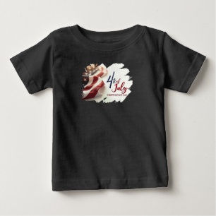 4 juli självständighetsdagen patriotisk design t shirt