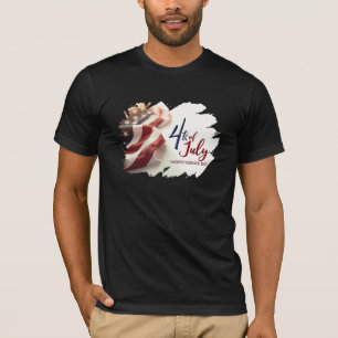 4 juli självständighetsdagen Patriotisk design T Shirt
