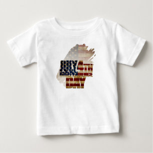 4 juli självständighetsdagen vintage flagga design t shirt