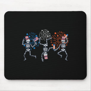 4 juli Skeletons Dance Fireworks Patriotic Women Musmatta