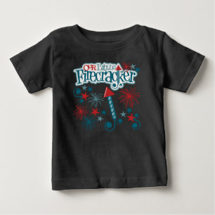 4 juli Småbarn Black T-tröja T Shirt