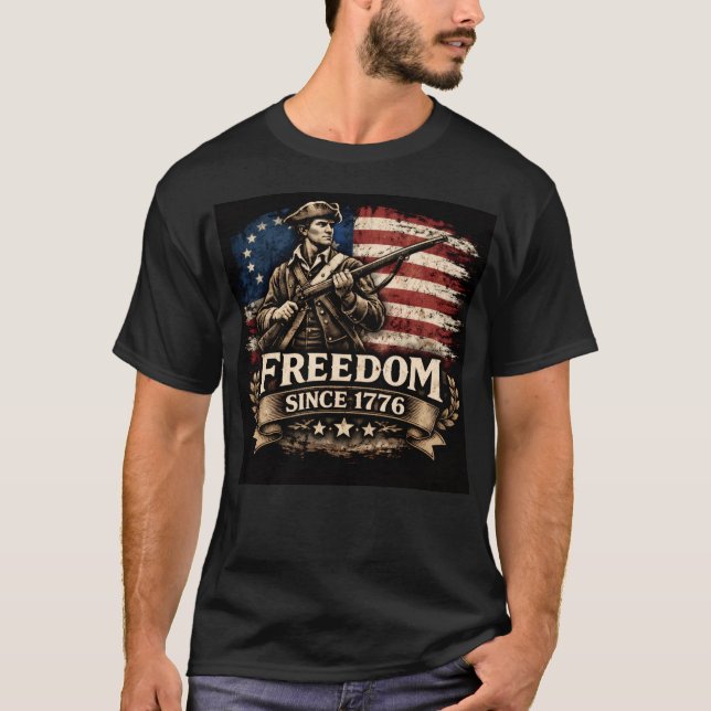 4 juli t shirt (Framsida)