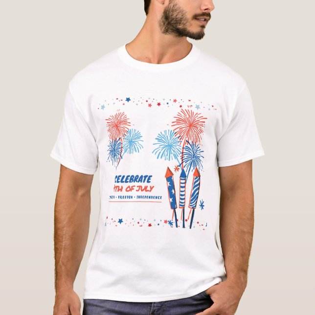 4 juli  t shirt (Framsida)
