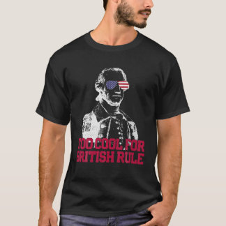 4 juli T Shirt För manar Women George Washingto