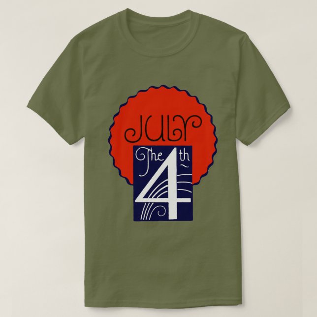 4 juli tee (Design framsida)