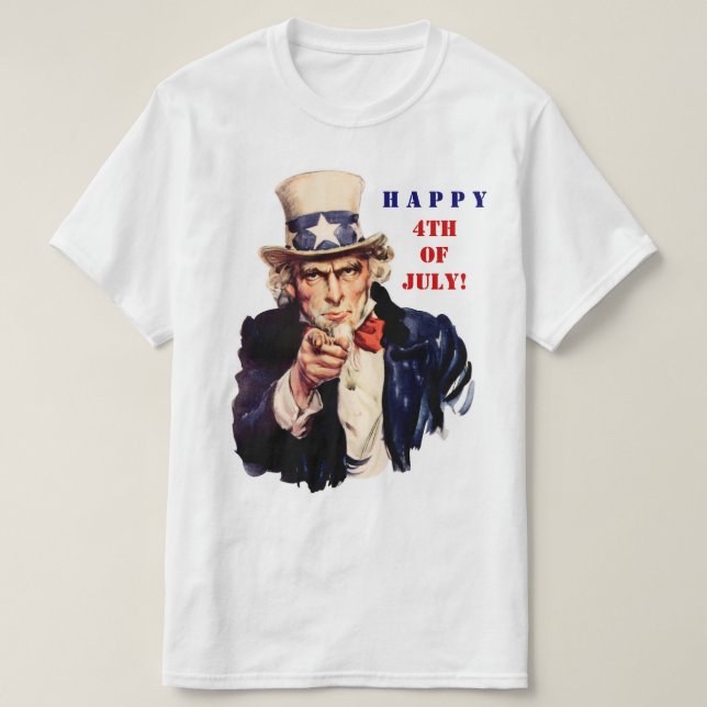 4 juli tee shirt (Design framsida)