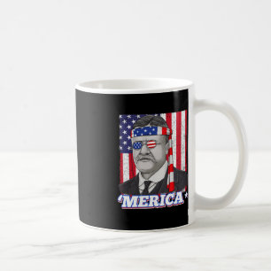 4 juli Theodore Roosevelt Merica Patriotic US Kaffemugg