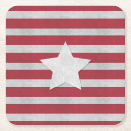 4 juli underlägg papper kvadrat