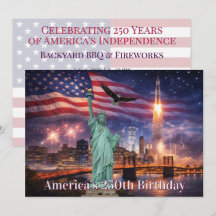 4 juli USA 250-års Staty of Liberty Raket